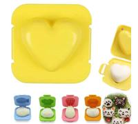 Moule à œufs à bouillir, moule à œuf à la coque, moule à œufs durs en 3D, motif dessin animé, poisson, voiture, cœur, lapin, bento, moule à bento pour sushis, moule à riz à faire soi-même, accessoires