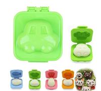 Moule à œufs à bouillir, moule à œuf à la coque, moule à œufs durs en 3D, motif dessin animé, poisson, voiture, cœur, lapin, bento, moule à bento pour sushis, moule à riz à faire soi-même, accessoires