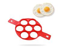 Moule à œufs au plat à 7 trous - En silicone Sarten Panquecas Sarten Tortitas Conçues Pour Sarten Tortitas Tortilla Omelettes Oeufs au Fromage Waffles