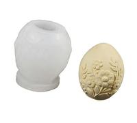 Moule à œufs de Pâques en silicone pour créer des fleurs en relief | Silicone souple pour la création de motifs de Pâques, ornement, fabrication de bijoux, outil de vacances