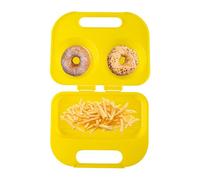 Moule à œufs en silicone - Machine à omelette anti-adhésive avec deux compartiments | Cuiseur rapide pour les œufs brouillés frits et à la vapeur, appareil de petit-déjeuner facile à nettoyer pour une