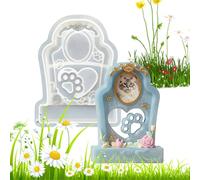 Moule à urne de chat - Souvenir creux pour animaux de compagnie - Moules en résine époxy - Pour cheminée, cheminée, livres, vitrine, table, table de chevet, commode, coiffeuse, entrée, rebord de