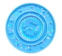 Moule à vent en cristal époxy avec plateau tournant - Pendentif holographique - À suspendre au mur - Pour rideau, carillon à vent - Moule en silicone à suspendre au mur pour résine