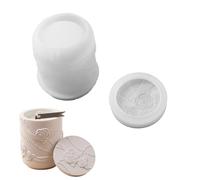 Moule à verres multifonction en silicone avec gaufrage pour boîtes à bijoux en résine époxy, décoration de la maison, fournitures de bricolage, moule à ruban gaufré