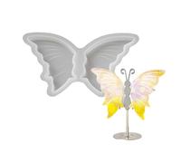 Moule Accessoire D'ailes De Papillon De Base En Silicone Premium Pour Décoration Murale Des Ornements Faits À La Main Et Décoration Paroi Fabrication Porte-clés