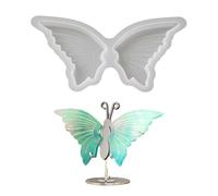 Moule Accessoire D'ailes De Papillon De Base En Silicone Premium Pour Décoration Murale Des Ornements Faits À La Main Et Décoration Paroi Fabrication Porte-clés