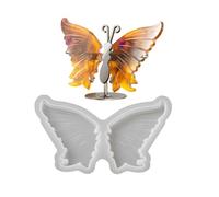 Moule Accessoire D'ailes De Papillon De Base En Silicone Premium Pour Décoration Murale Des Ornements Faits À La Main Et Décoration Paroi Fabrication Porte-clés