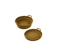 Moule Airfryer Pliable En Silicone Point Virgule 15x15x9cm Marron Point Virgule