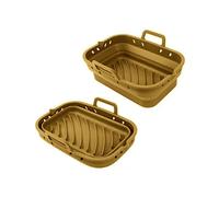 Moule Airfryer Pliable En Silicone Point Virgule 20x10x9cm Marron Point Virgule