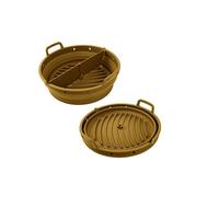 Moule Airfryer Pliable En Silicone Point Virgule 20x20x9cm Marron Point Virgule