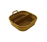 Moule Airfryer Pliable En Silicone Point Virgule 20x20x9cm Marron Point Virgule