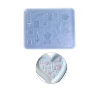 Moule alimentaire en argile, accessoire de médecin, moule compte-gouttes, moules artisanaux uniques pendentifs en silicone pour décoration de coque en silicone