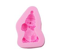 Moule amusant en silicone en forme de clown pour fondant et chocolat - Outils de cuisson faits à la main - Moule en silicone facile à nettoyer - Différentes formes pour la maison - Moules à savon