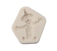Moule amusant en silicone en forme de clown pour fondant et chocolat - Outils de cuisson faits à la main - Moule en silicone facile à nettoyer - Différentes formes pour la maison - Moules à savon