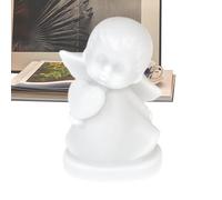 Moule ange à résine moule 3D mignon de Noël réutilisable et fait à la main | moules flexibles à bougies parfumées pour Cire Béton Plâtre Argile Loisirs Créatifs Décoration de
