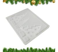 Moule Arbre de Noël en Silicone - Moule Ciment pour Créations Maison, en Silicone pour Arbre de Noël Démoulage Facile pour Ciment Plâtre Artisans Enthousiastes Artistes Décorateurs