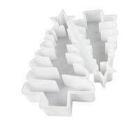 Moule Arbre De Noël En Silicone | Outil de Moulage en Silicone | pour Décorations Festives et Créations Artistiques en Plâtre | Pour Fêtes, Artisans, Professeurs D'art Et Créateurs De Bijoux