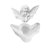 Moule artisanal d'ange 3D - Forme d'ailes en silicone 10,5 x 6,5 x 3,3 cm Outil de fabrication de bougies en chocolat époxy | La antiadhésive permet un dégagement facile, des cadeaux faits à l