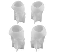 Moule artisanal en Silicone de forme angélique, 4 pièces, opérations faciles pour créer un Unique, articles de décoration pour la maison, moule de fabrication de bougies