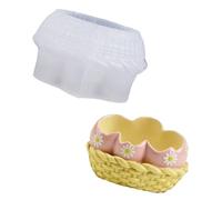 Moule artisanal en silicone de qualité supérieure pour projets artistiques en résine faits à la main, nid d ' oiseau, jardinière et accessoires de décoration de la maison, moule de moulage en