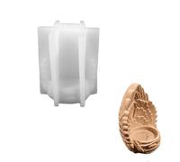 Moule artisanal en Silicone Flexible, conceptions d ' ailes détaillées pour les projets parfumés, moule de fabrication de bougies