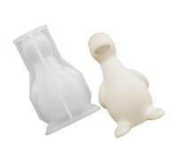 Moule artisanal pratique en forme de canard, fournitures faites à la main, moules d ' ornement, Texture en Silicone pour l ' argile, la cire et la résine, fabrication de savon, moule en Silicone