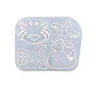 Moule artisanal professionnel en silicone comprenant des moules d ' accessoires de bijoux en silicone de marine pour la création artistique en résine époxy, moule de pièce de bijoux