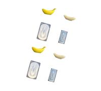 Moule banane en silicone texturé pour pendentifs et accessoires uniques