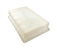 Moule Beton Ciment Antique Brique Bord De La Route Moule Chemin Jardin Faisant Pierre 3D Sculpture Antidérapant Béton En Plastique Moules Pavage 50x30x10cm