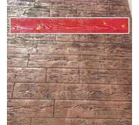 Moule Beton Tampons Réalistes en Béton pour Plancher de Bois 47" X 6", Tapis D'impression de Textures de Béton, Moules pour L'impression de Motifs de Planches de Bois, Formes en Pierre pour Allées ( C
