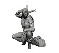 Moule Blanc De Soldat En Résine 1/24, Kits De Modèles, Figurine Bandit, À Assembler Soi-Même, Cadeau Pour Garçon, Jouet Gi X0j6, 75mm, 1 Pièce, 2548