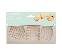 Kit de 3 moules à biscuits fourrés Beige G