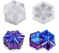 Moule Boîte de Rangement Résine Box Resin Mold Moule Silicone Boîte à Bijoux Conteneurs à Bonbons Epoxy Moulage Moule de Coulée pour DIY Bocaux