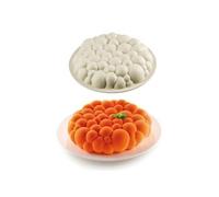 Silikomart - Moule à gâteau silicone BOLLE 3D antiadhésif Ø22 cm Gris Fabriqué en Italie