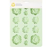 Moule bonbons en silicone Wilton Succulents Menthe 14 trous