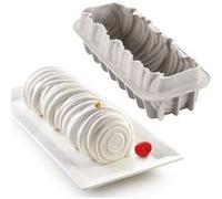 Silikomart Moule à gâteau en silicone Modern LANA - antiadhésif 3D 245×95×77 mm 1200 ml