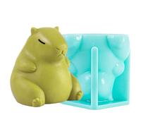 Moule Capybara 3D - Bac à pâtisserie en silicone, Maker Animal Maker Creative Dessert | Parfait pour cuisiner la décoration au chocolat, les fournitures de fête de vacances de cuisine, l'