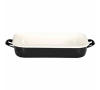 Moule Carré 36cm Émail Poêles Rôti Grillage Cuisiner Ustensile de Manger Neuf