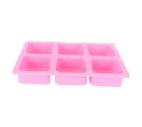 Moule Carré à 6 Grilles En Silicone, GâTeau Aromatique, Fabrication Manuelle De Savon, Outil De Bricolage Pour La Cuisson Du Savon