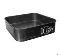 Paris Prix - Moule à cake carré démontable Best 26 cm Noir