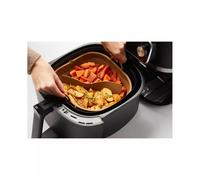 Moule carré pliable pour airfryer en silicone platine Cumin