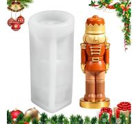 Moule Casse-Noisette Pour Créer un Décor en Plâtre en Forme de Soldat de | moules silicone de Noël pour Ornement Cuisine Maison Fête Mariage Savon Bijoux