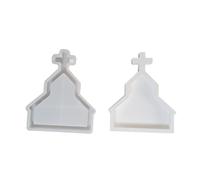 Moule cathédrale en silicone de qualité alimentaire - Multifonction - Pour articles faits à la main - En résine et cadeaux