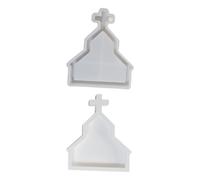 Moule cathédrale en silicone de qualité alimentaire - Multifonction - Pour articles faits à la main - Résine et cadeaux religieux - Outil de moulage en silicone