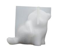 Moule Chat 3D - Moule En Silicone Pour Bougie Chat, Moule En Résine Chat - Moule Chat En Résine Pour Bougie Chat, Facile À Démouler Et À Nettoyer, Moule De Cuisson Pour Faire Des Glaçons, Des Gâteaux,