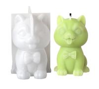 Moule Chien pour Bougies - Moules à Béton Décoratifs pour Bureau | Moules 3D pour Décorations Intérieures et Outil de Moulage en Ciment Souple
