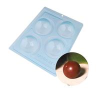 Moule chocolat en 3 parties demi-sphères 6 cm