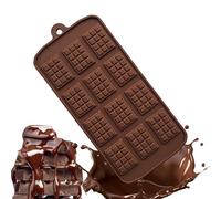 Moule chocolat en - Effortless silicone, barre de, fait main bonbons réutilisable, dégagement facile outils cuisson cuisine | Multipurpose Outdoor Indoor Utility Ergonomic Modern Elegant