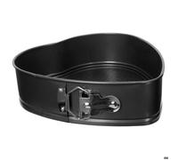 moule démontable coeur acier carbone noir 24cm - jja 111481a Noir G
