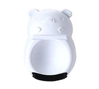 Moule créatif en forme de cochon paresseux Bol à tiroirs double couche Boîte de rangement Écrous Fruits secs Panier avec support téléphone Panier Coffret cadeau